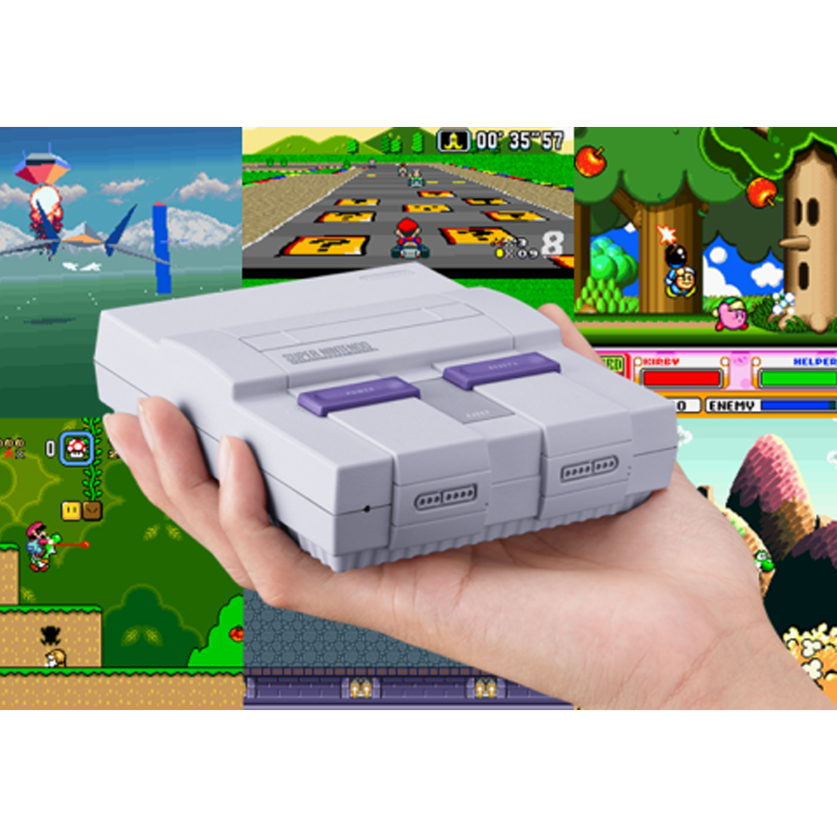 Super Nintendo Classic Edition com 21 Jogos + 2 Controles HDMI