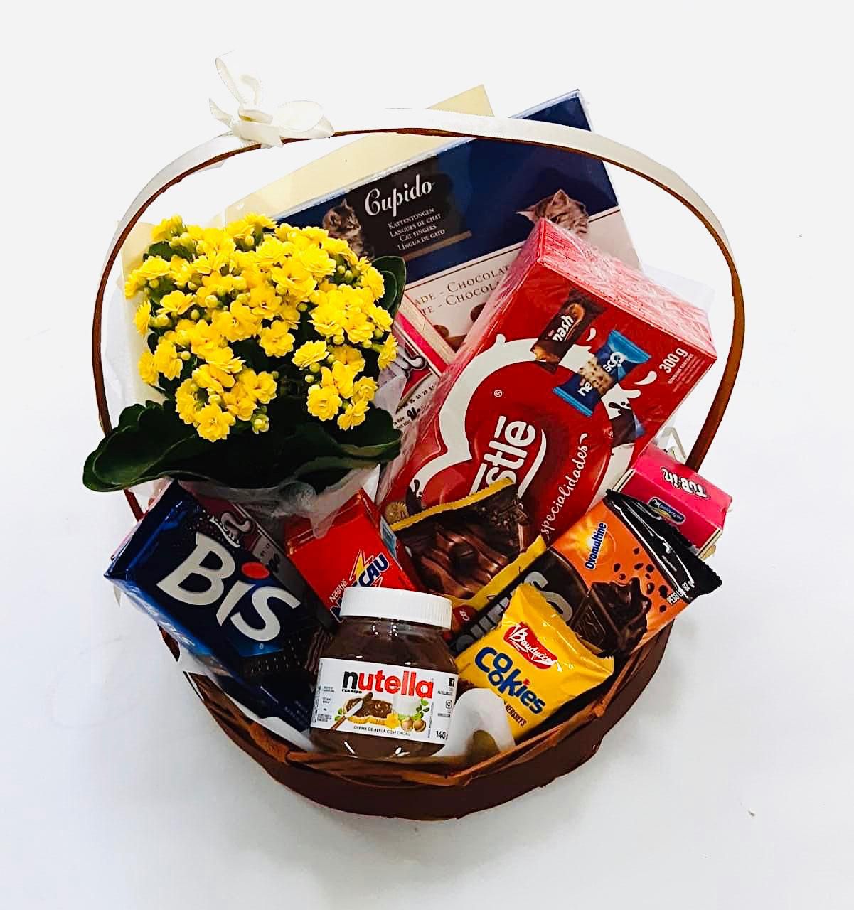 Cesta de Chocolate BH | Cesta Mix de Chocolates | Decorar com Flores B ...