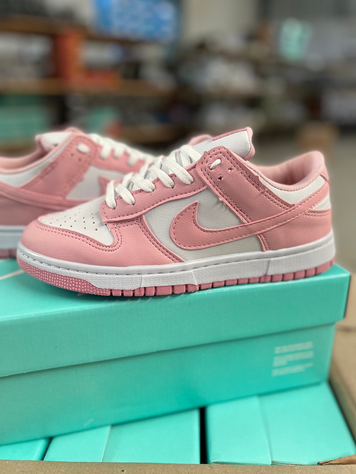 dunk low nike rosa