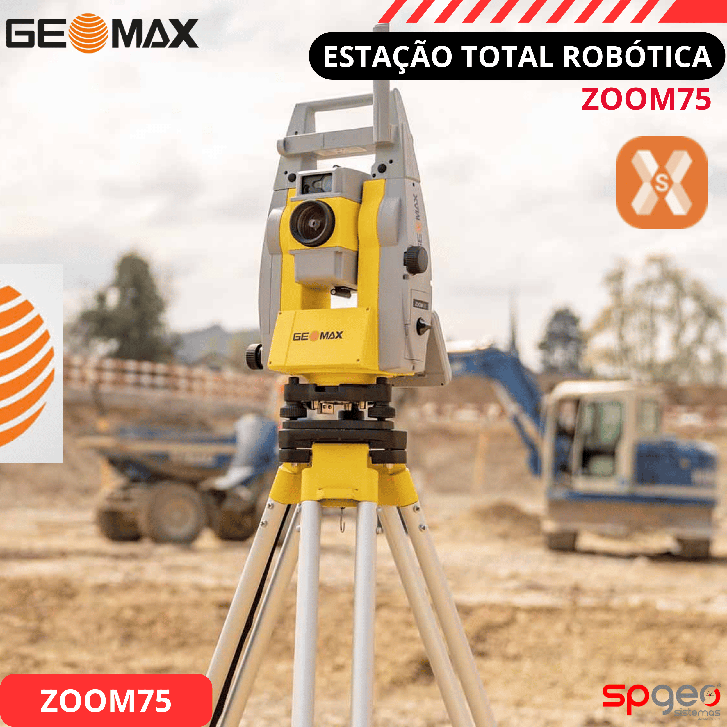 GeoMax E.T. Zoom75 Robótica - SPGeo