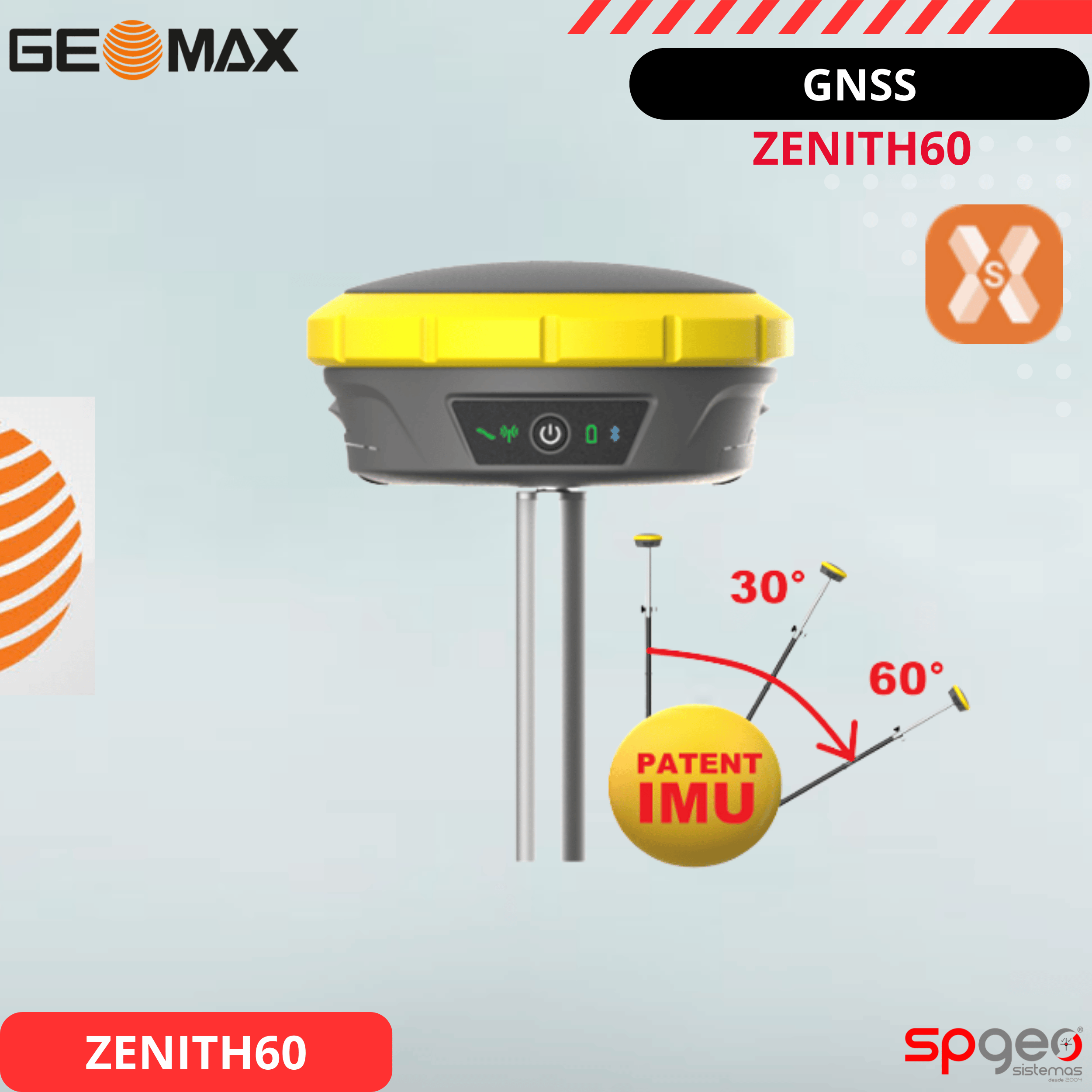 GeoMax Zenith60 GNSS RTK IMU - SPGeo