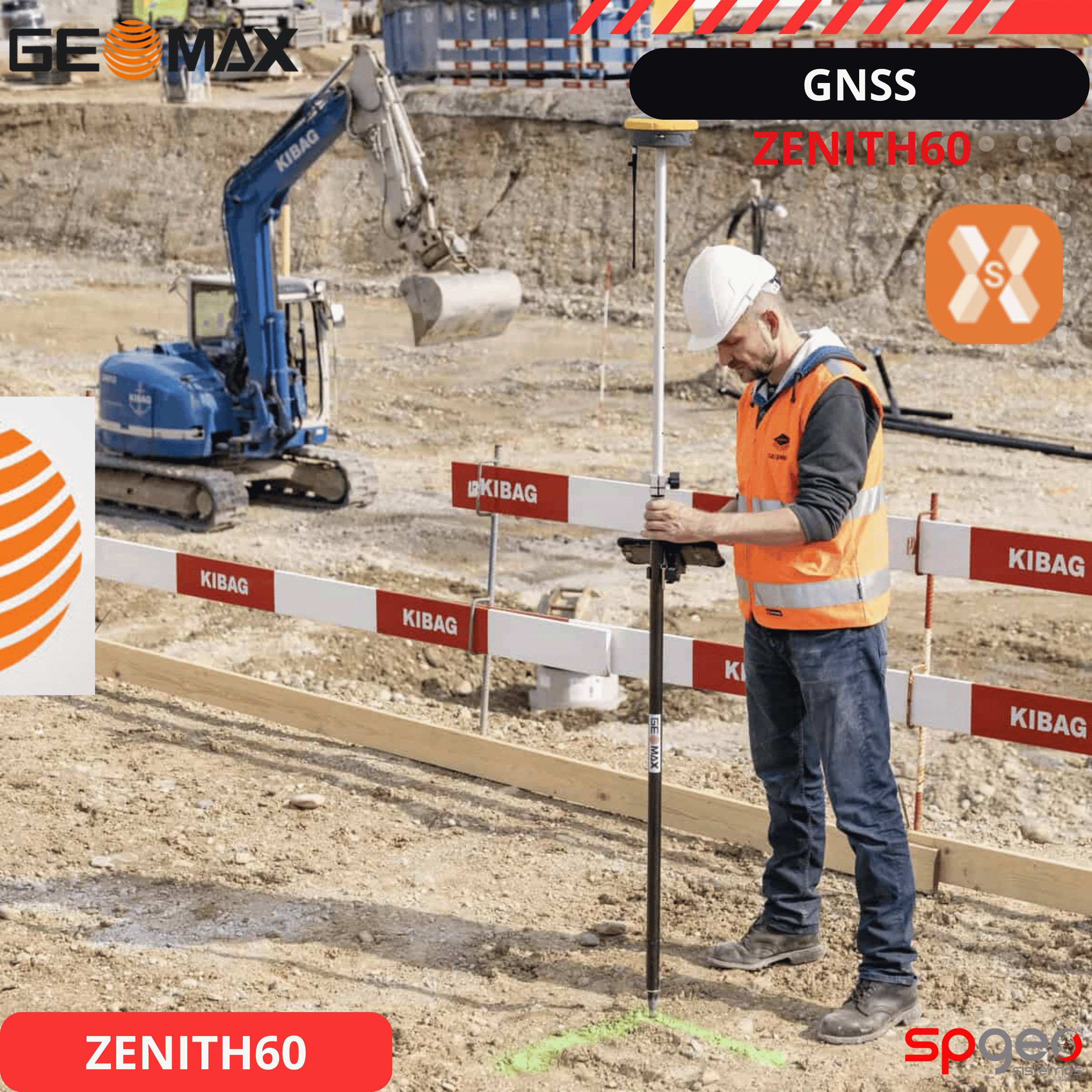 GeoMax Zenith60 GNSS RTK IMU - SPGeo