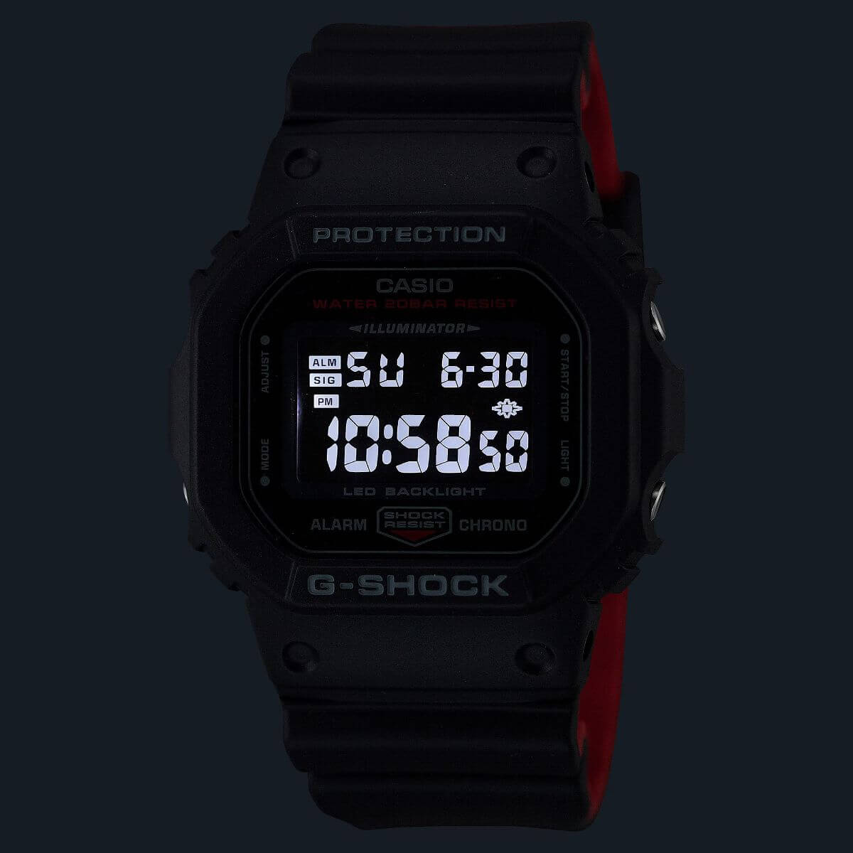 Casio G-Shock GLX-5600WHR24-2ER Orologio Da Uomo - Con Dati Di Marea E Fase Lunare, Resistente 20 Bar