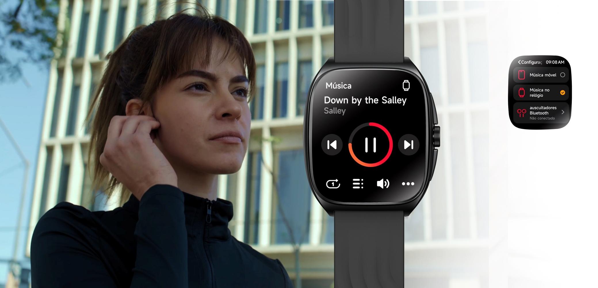 Relógio Smartwatch Lince Fusion Connect Call Max LSWUQPI004