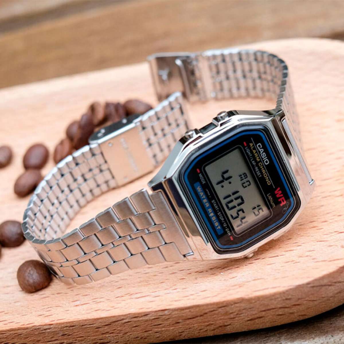 Relógio Casio Vintage Prata A159WA-N1DF – Digital Retrô e Clássico