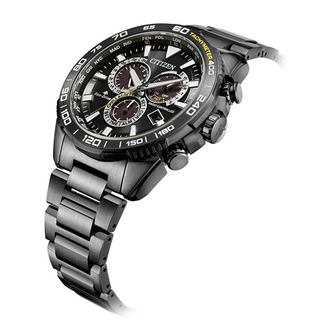 Relógio Citizen Masculino Eco-Drive CB5037-84E TZ31392W Safira