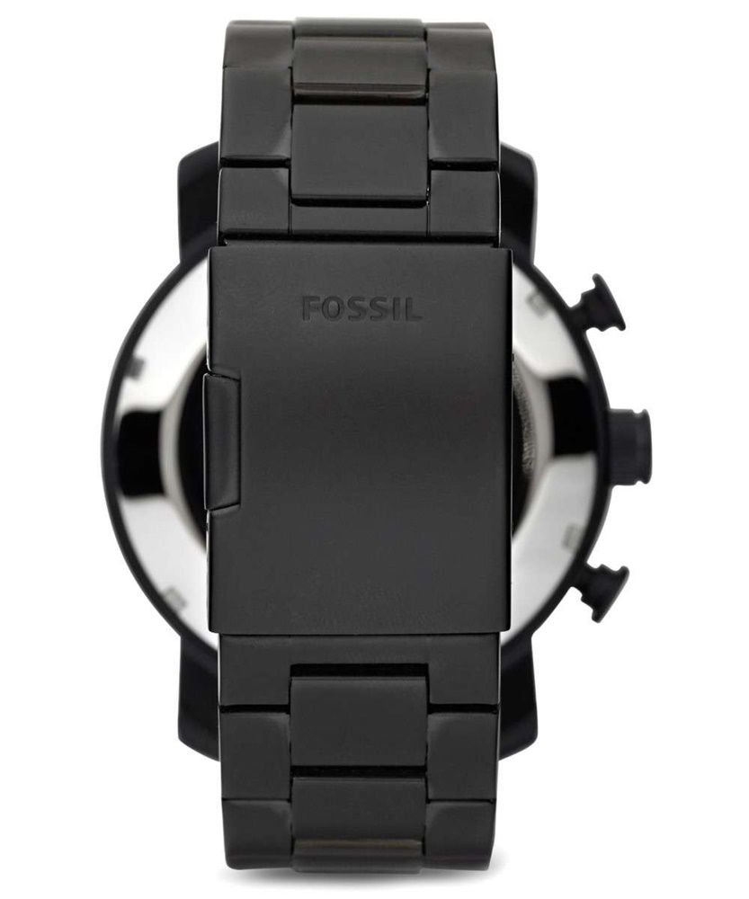 Jr1356 Relógio Fossil Masculino JR1356/4MN Preto 50mm Cronógrafo - Relógios ...