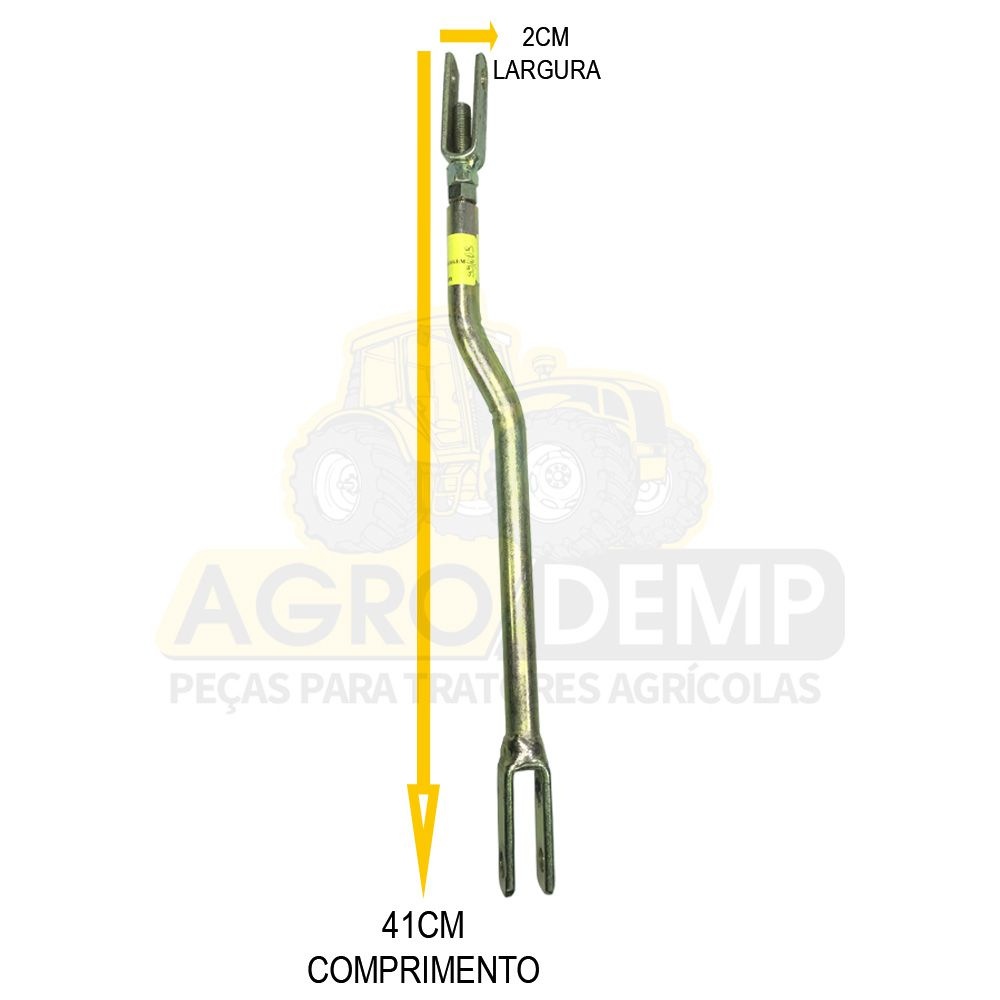 TIRANTE DA EMBREAGEM - MASSEY FERGUSON 86-HS-RETRÔ / 250 / 250 ADV ...