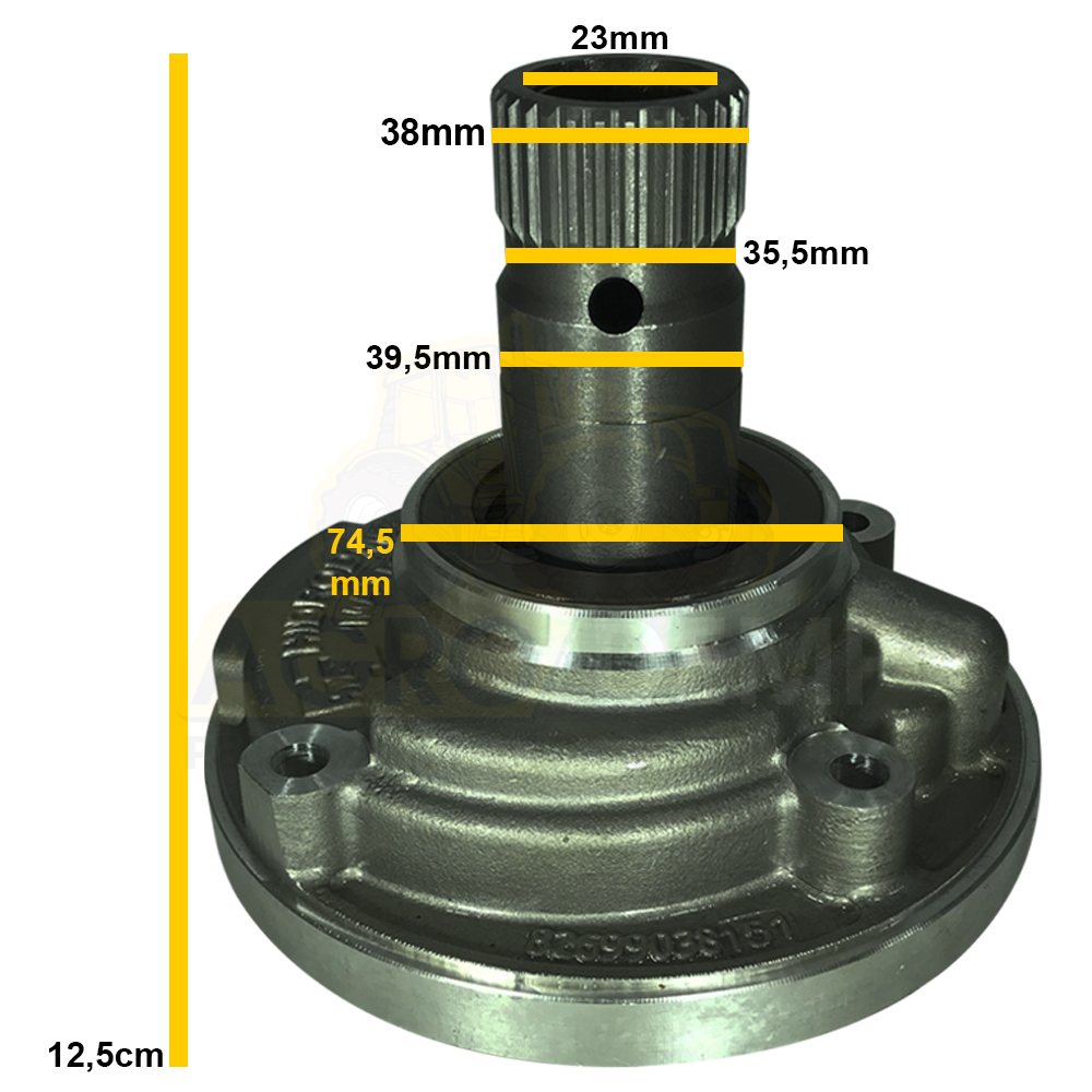 BOMBA HIDRÁULICA DO TORQUE (29 DENTES - RETROESCAVADEIRA - HYBEL) - MA ...