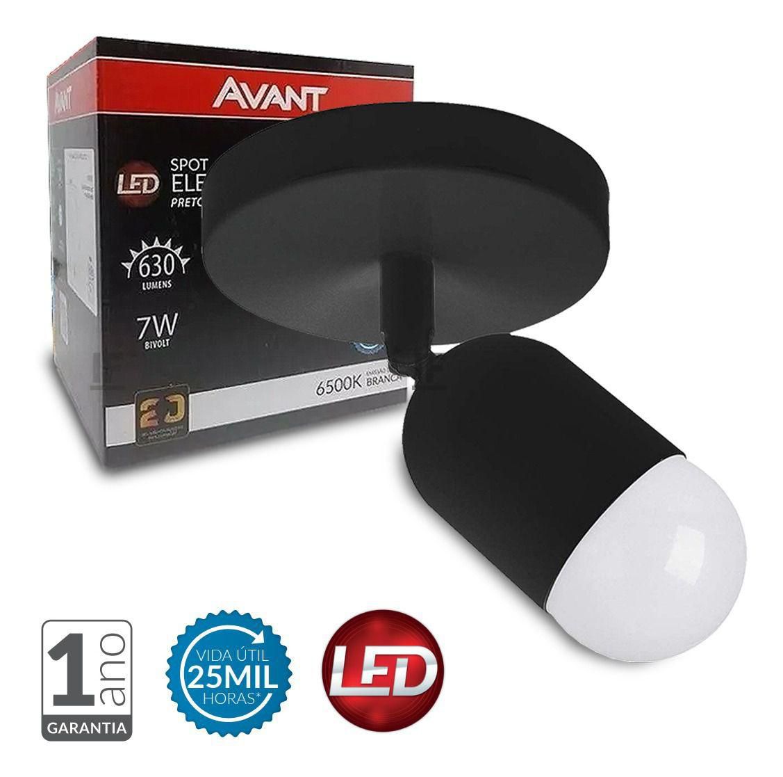 Spot LED Tramontina Quadrado 7 W 6500 K Luz Branca Tramontina