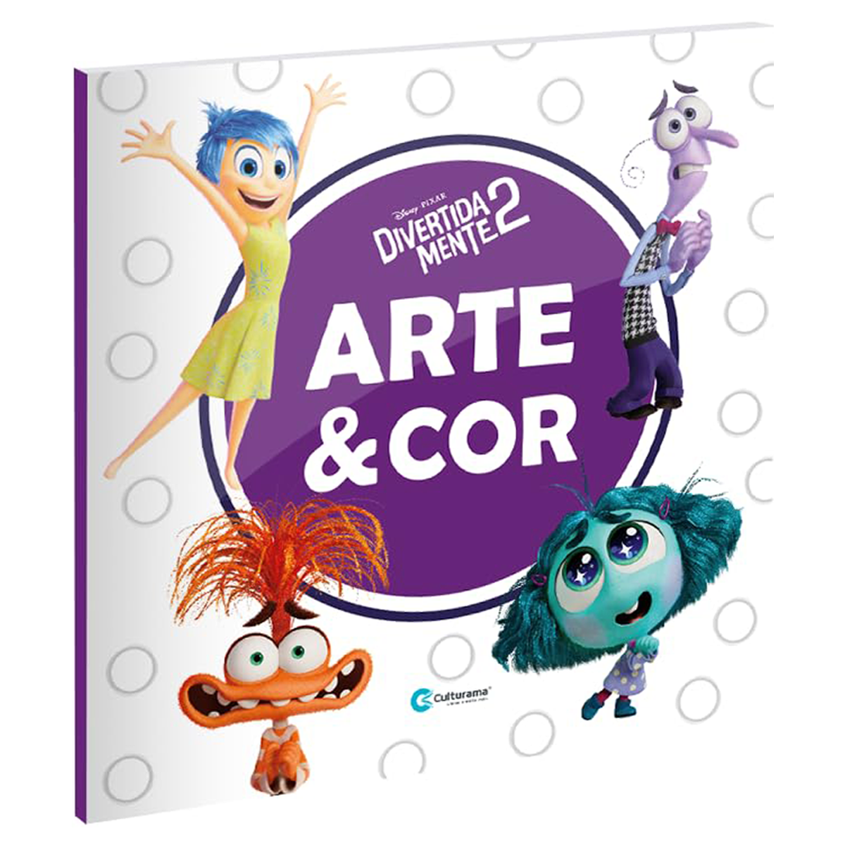 Livro Para Colorir: Divertidamente 2 - Arte E Cor - Editora: Culturama ...