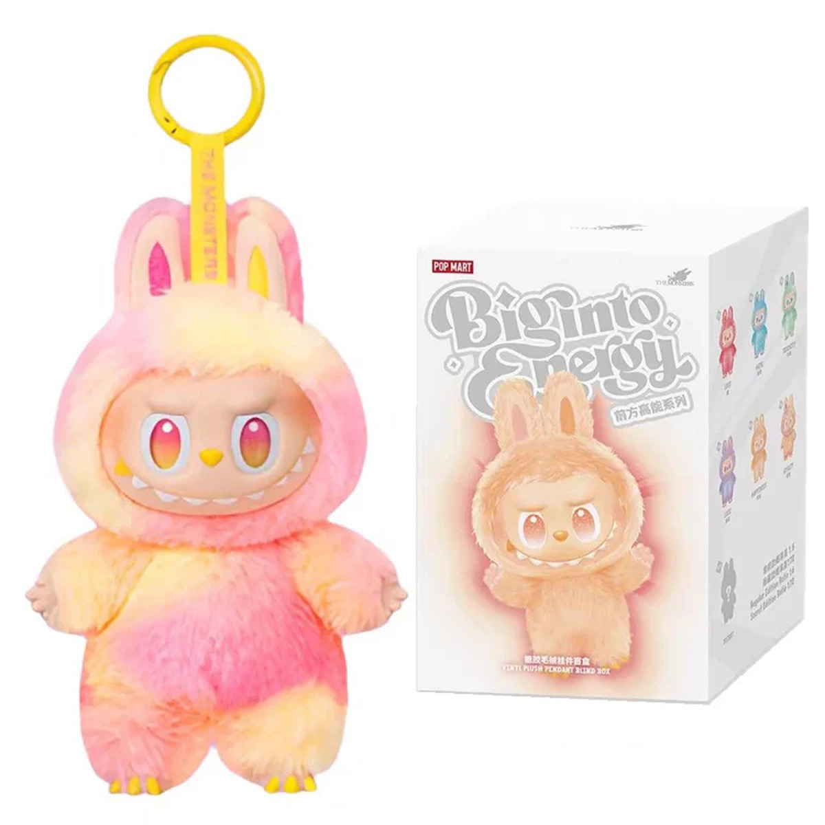 ぬいぐるみ・マスコット Labubu Big into Energy POP MART Boneca De Pélucia Labubu Surpresa Colecionável Sortido Big Into