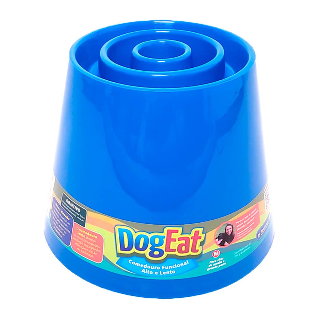 Comedouro e Brinquedo Interativo Pet Games Labirinto Verde Água