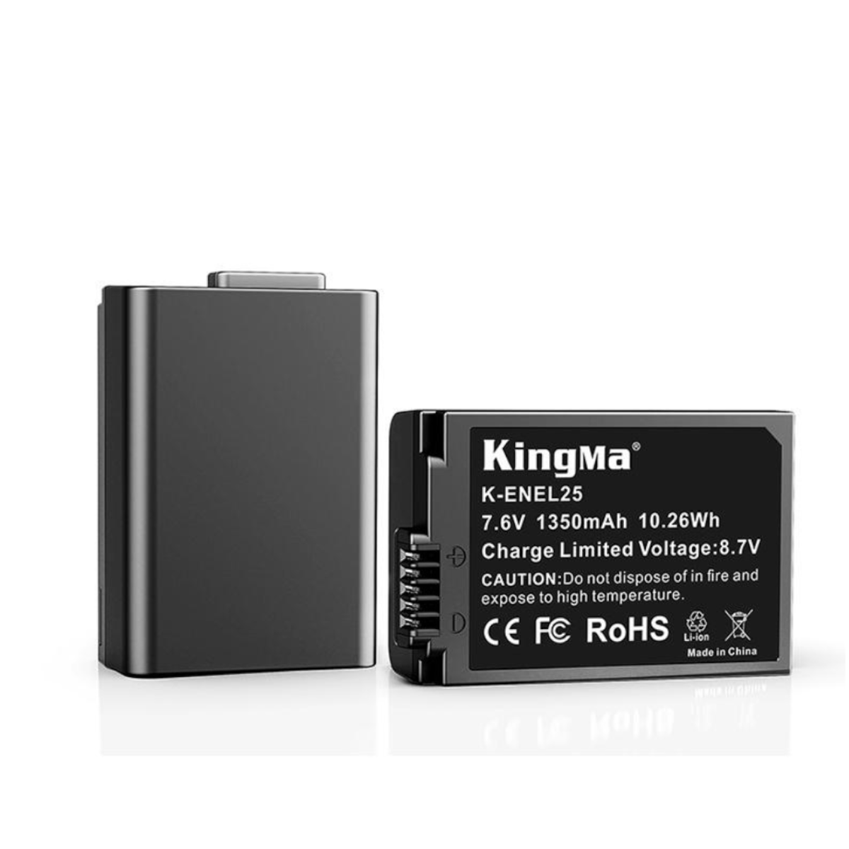PATONA PROTECT EN-EL25 Batteria 1350mAh 7.6V Con Custodia – Compatibile Con Nikon Z30, Z50, Z50 II, Z Fc