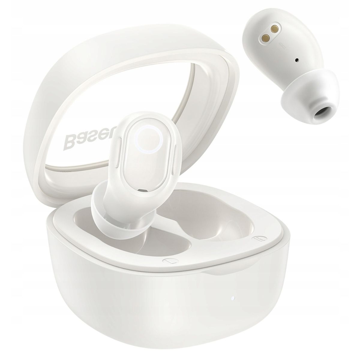 Fone de Ouvido QCY T20 - Fones Sem Fio Bluetooth 5.3 com Microfones, Branco