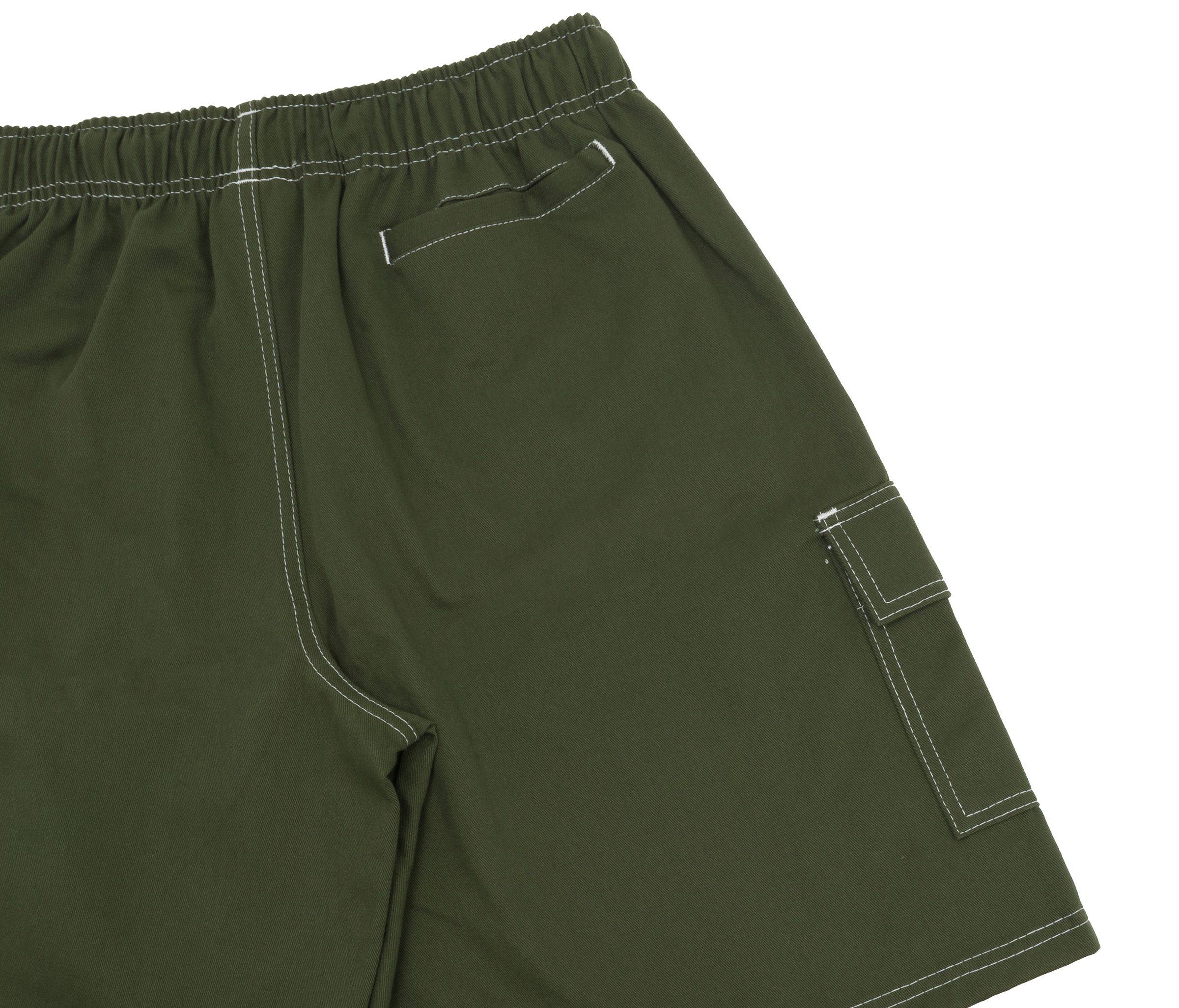 Short Disturb Fine Line Cargo Shorts in Green - So High Urban Shop