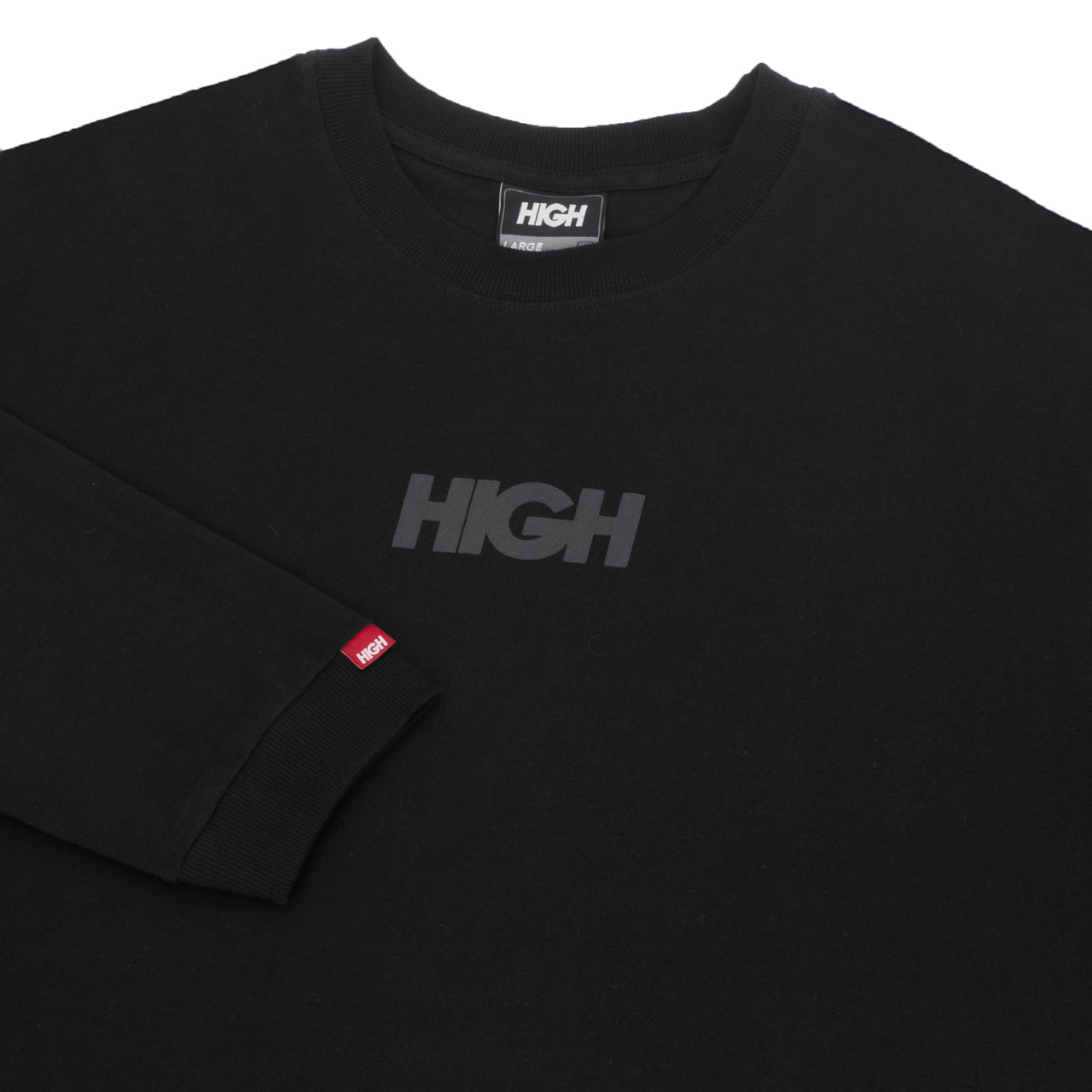 Camiseta Manga Longa High Company Tonal Logo Black - So High Camiseta Manga Longa High Company Tonal Logo Black - So High