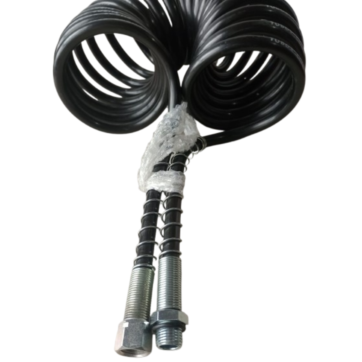 MANGUEIRA ESPIRAL MODERNA LIG CARRETA CAVALO M M16/FEMEA M16 6,500MM -  TransFreios - tudo em freios e outros componentes