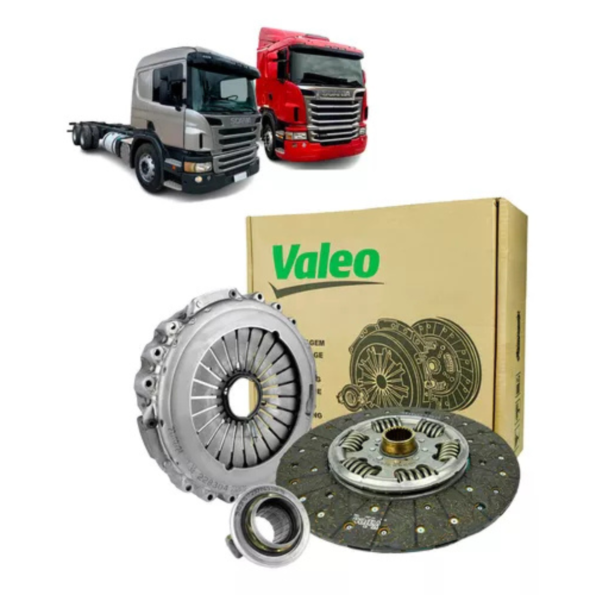 Kit De Embreagem Completo Scania G380 G400 G420 G440 G470 G480 P250 -  TransFreios - tudo em freios e outros componentes
