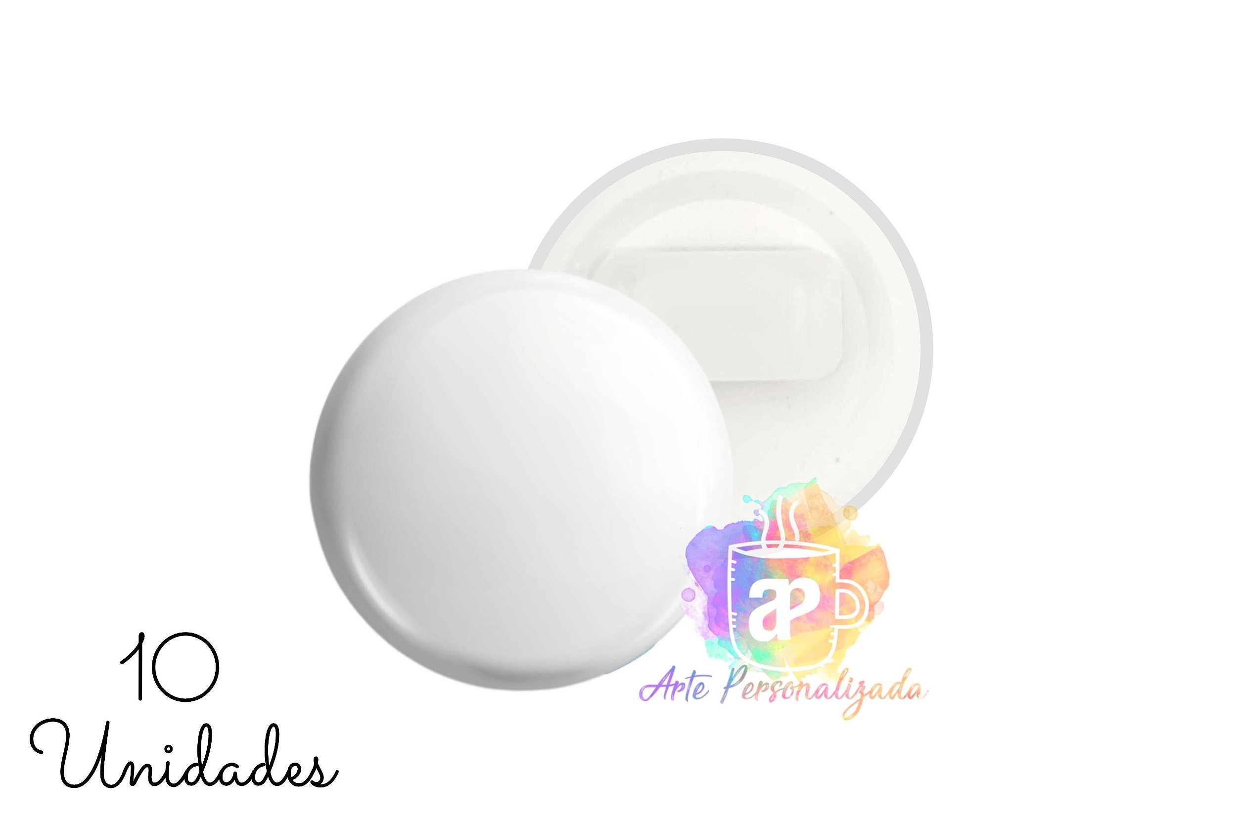 Buton Ribbon 10 Bottons Ribbons Personalizados 3,5cm - Brindes Corporativos | Arte ...