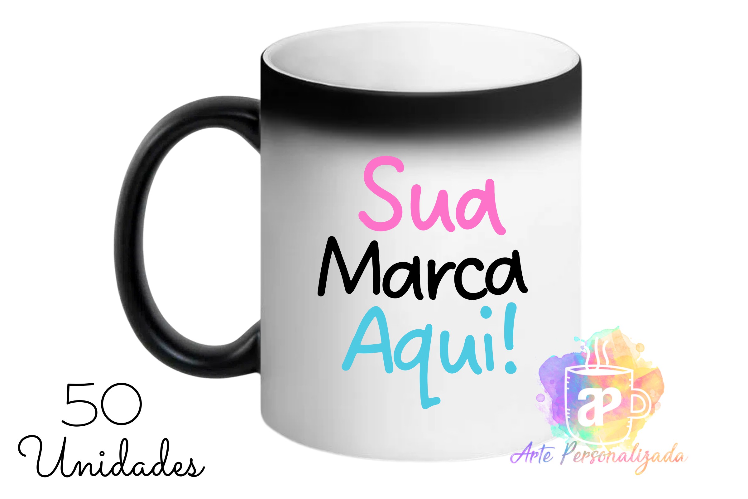 Caneca Colorida Personalizada Atacado - Arte Personalizada