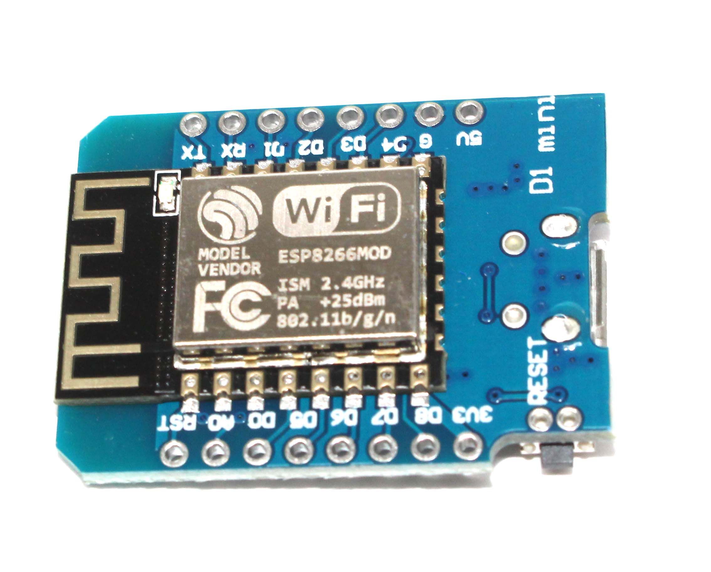 Wemos D1 Mini Modulo WIFI ESP8266 NodeMcu ESP12F - PISCALED | Arduino ...