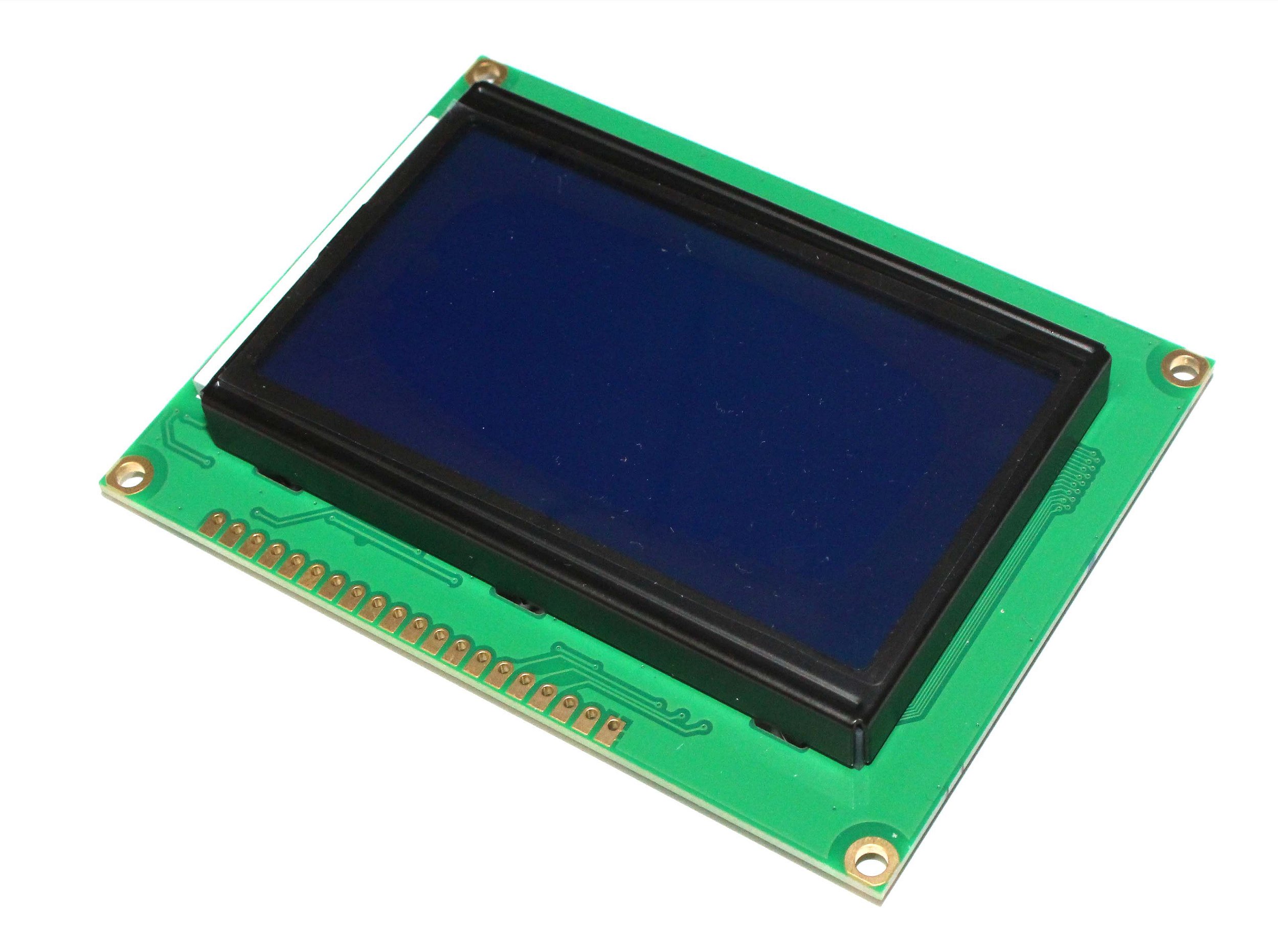 Display Lcd Gráfico x Backlight Azul Letras Brancas PISCALED Arduino Componentes