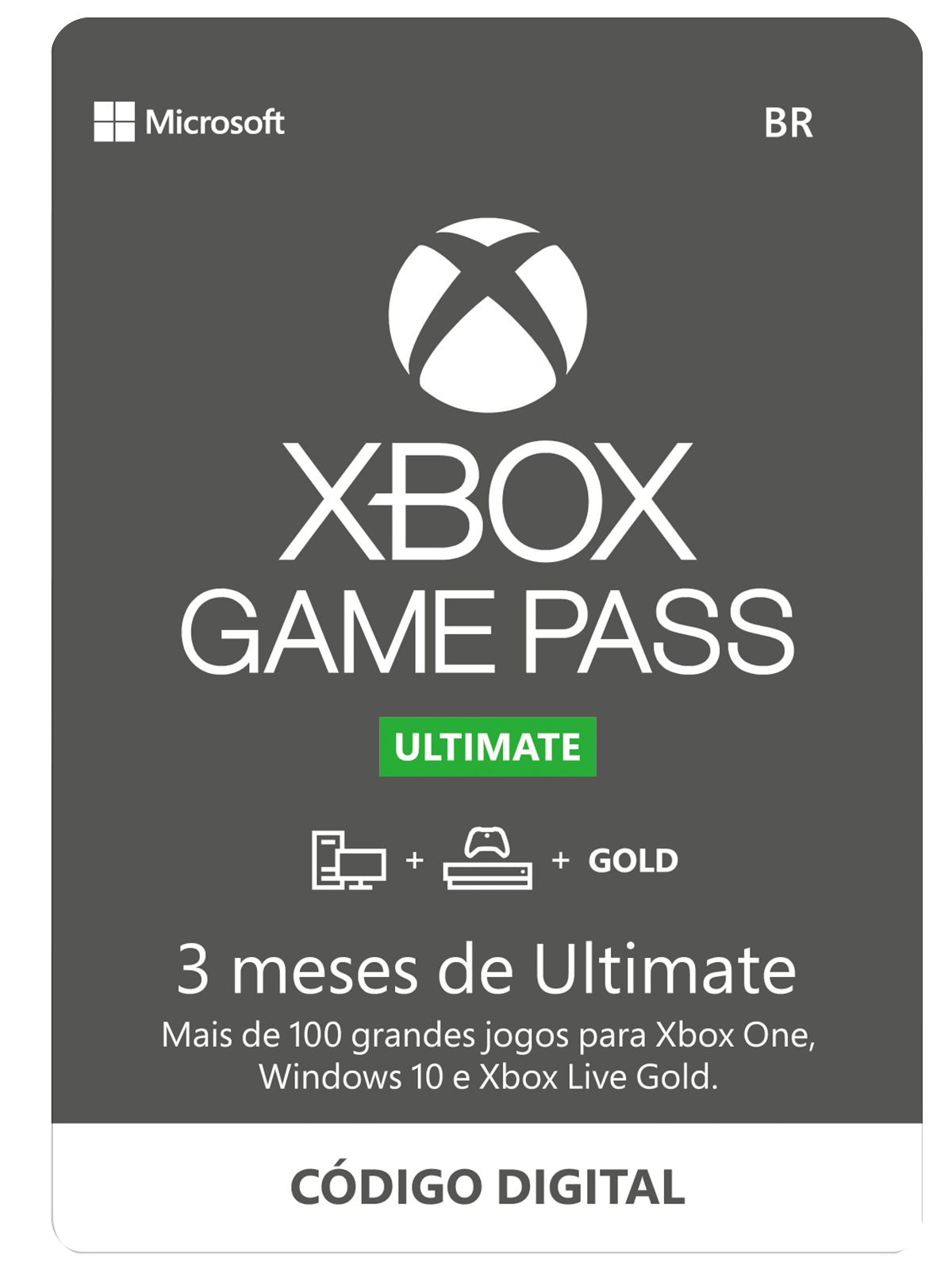 Xbox Game Pass Ultimate 1 Mes 30 Dias Pc Código 25 Dígitos