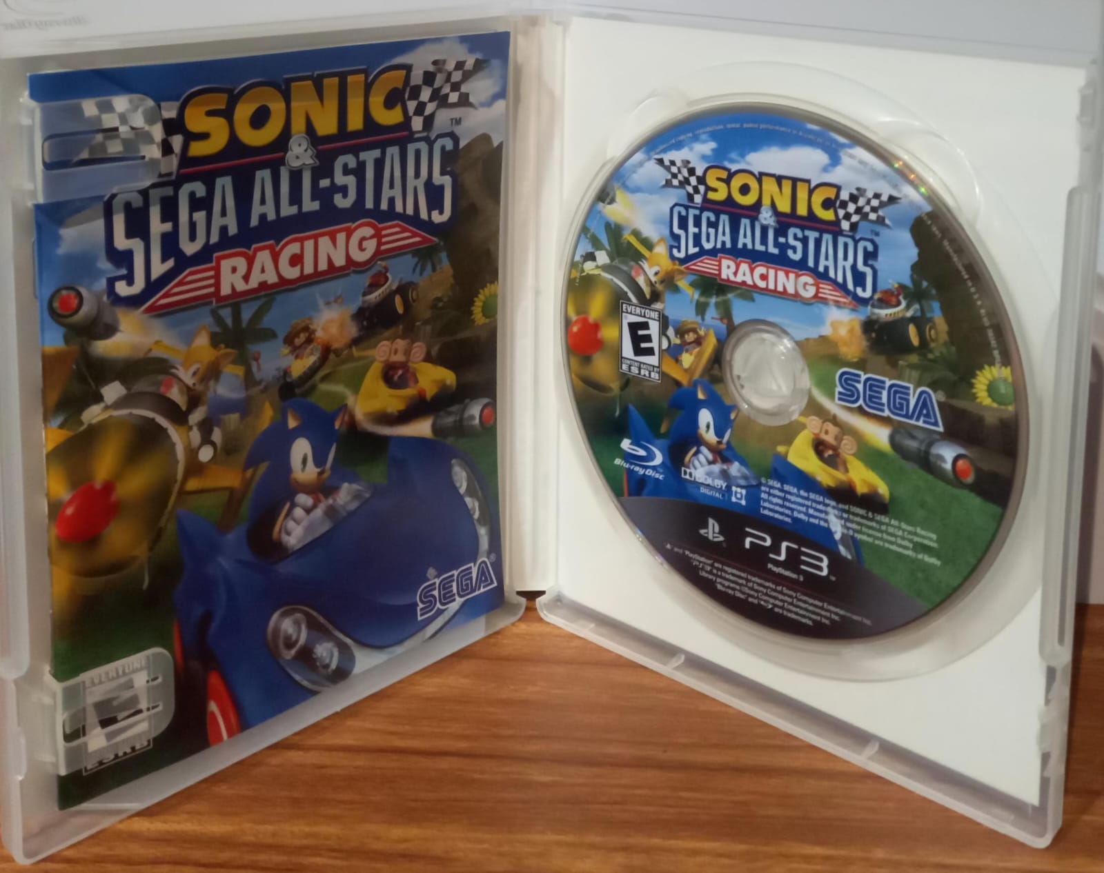 JOGO SONIC SEGA ALL STARS RACING PS3 - BLACK BALL GAMES RETRÔ