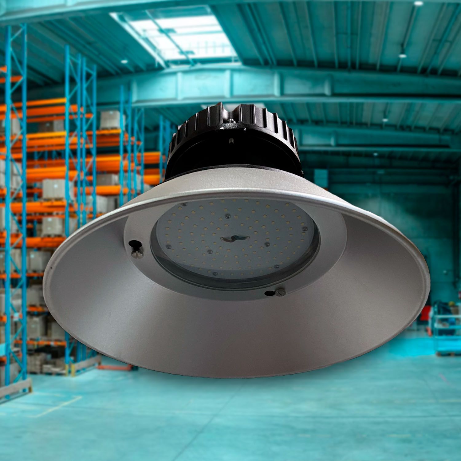 Luminária LED Industrial Galpão High Bay 120W Luz Branca 5700K Bivolt