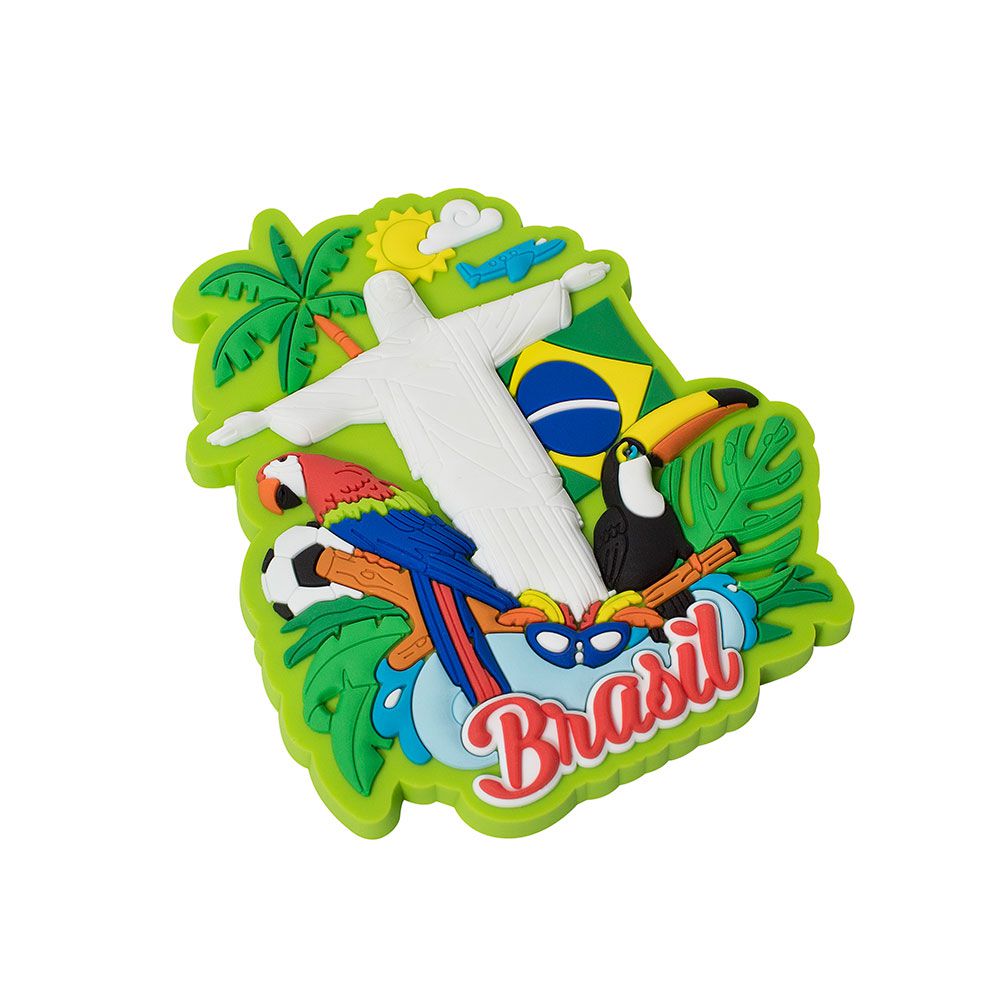 Imã de geladeira Tropical - Brasil - Brazilian Wave
