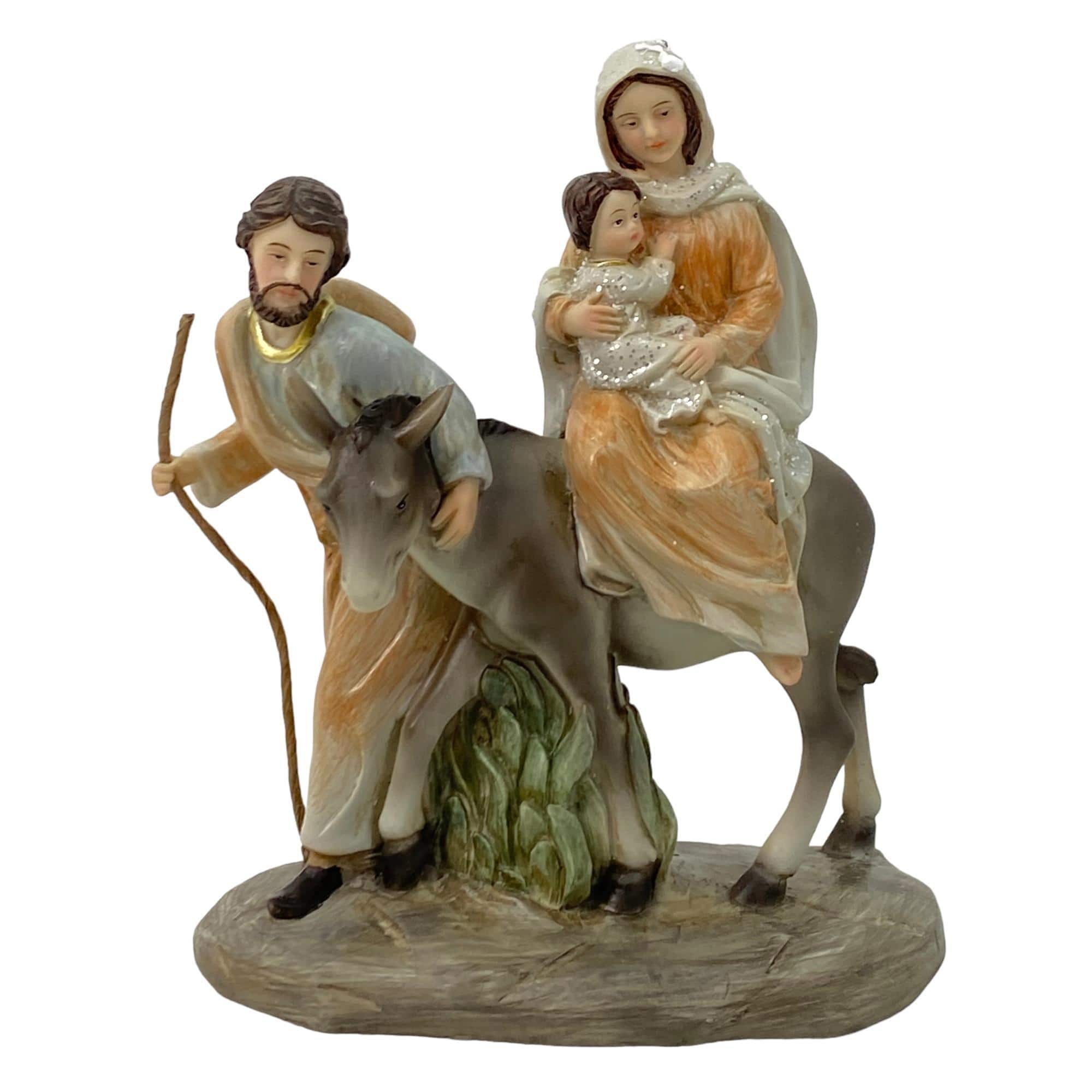 Nossa Senhora do Desterro 30 CM Roupa Laranja - Santini Christmas -  Saggrada Immagem | Todo Santo Ajuda!