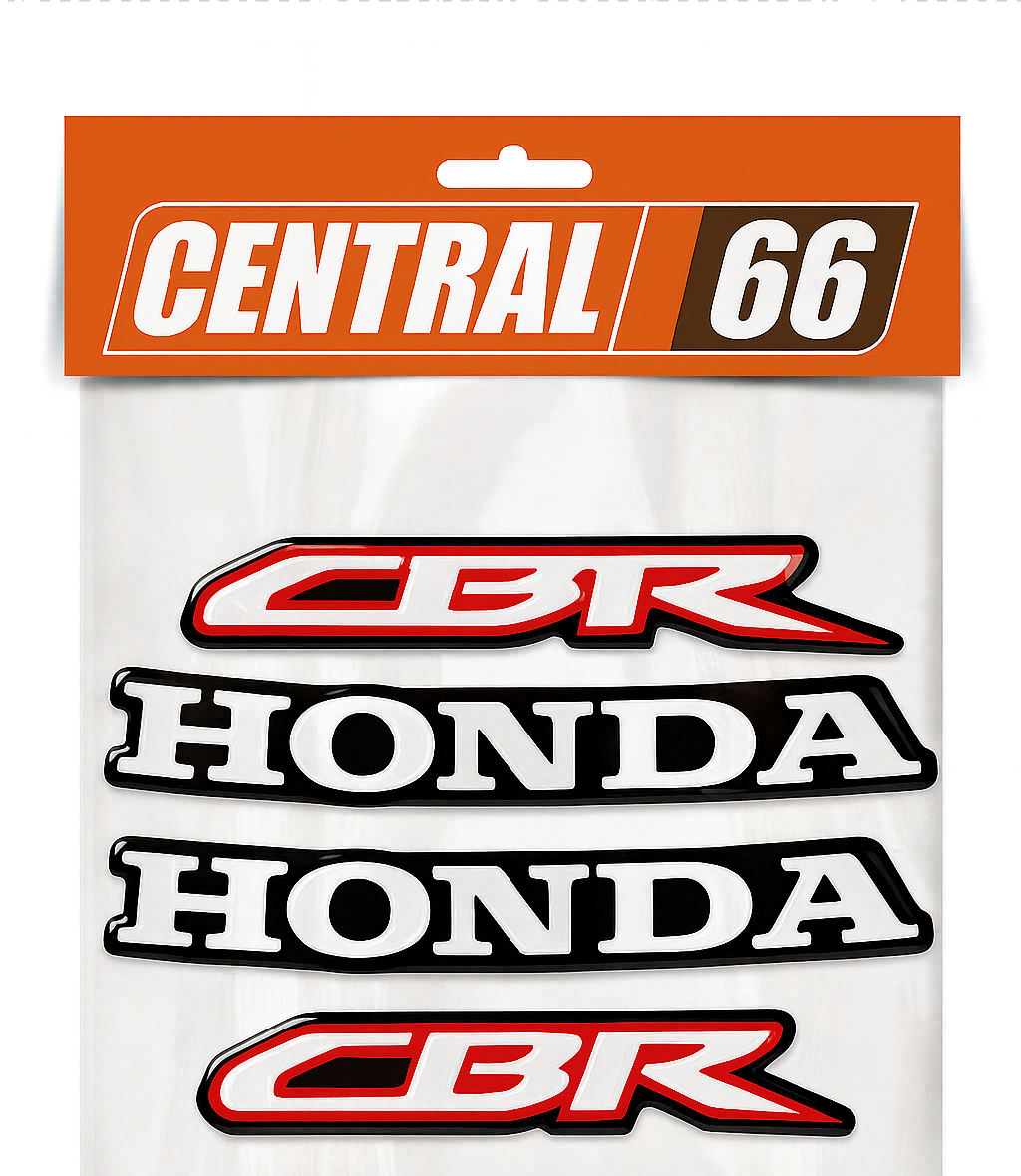 Kit Faixas De Adesivos Completo Honda CBR Central 66 Kit Faixas De Adesivos Completo Honda CBR Central 66