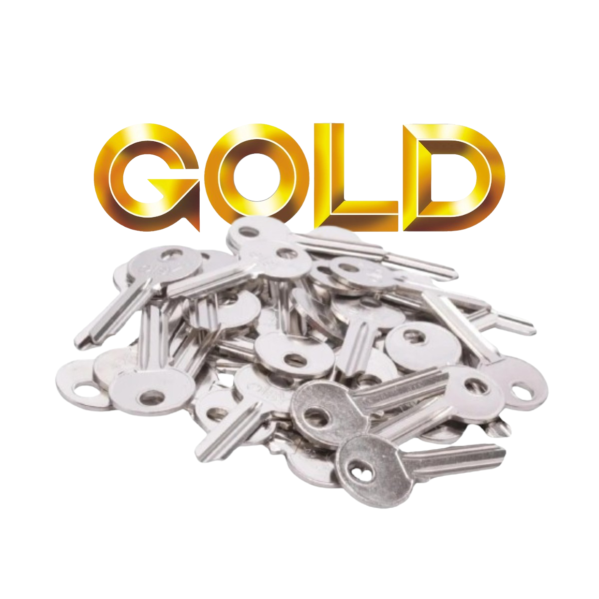 Kit De Chaves Virgens Gold Yale 200 Unidades - Distribuidora Lider