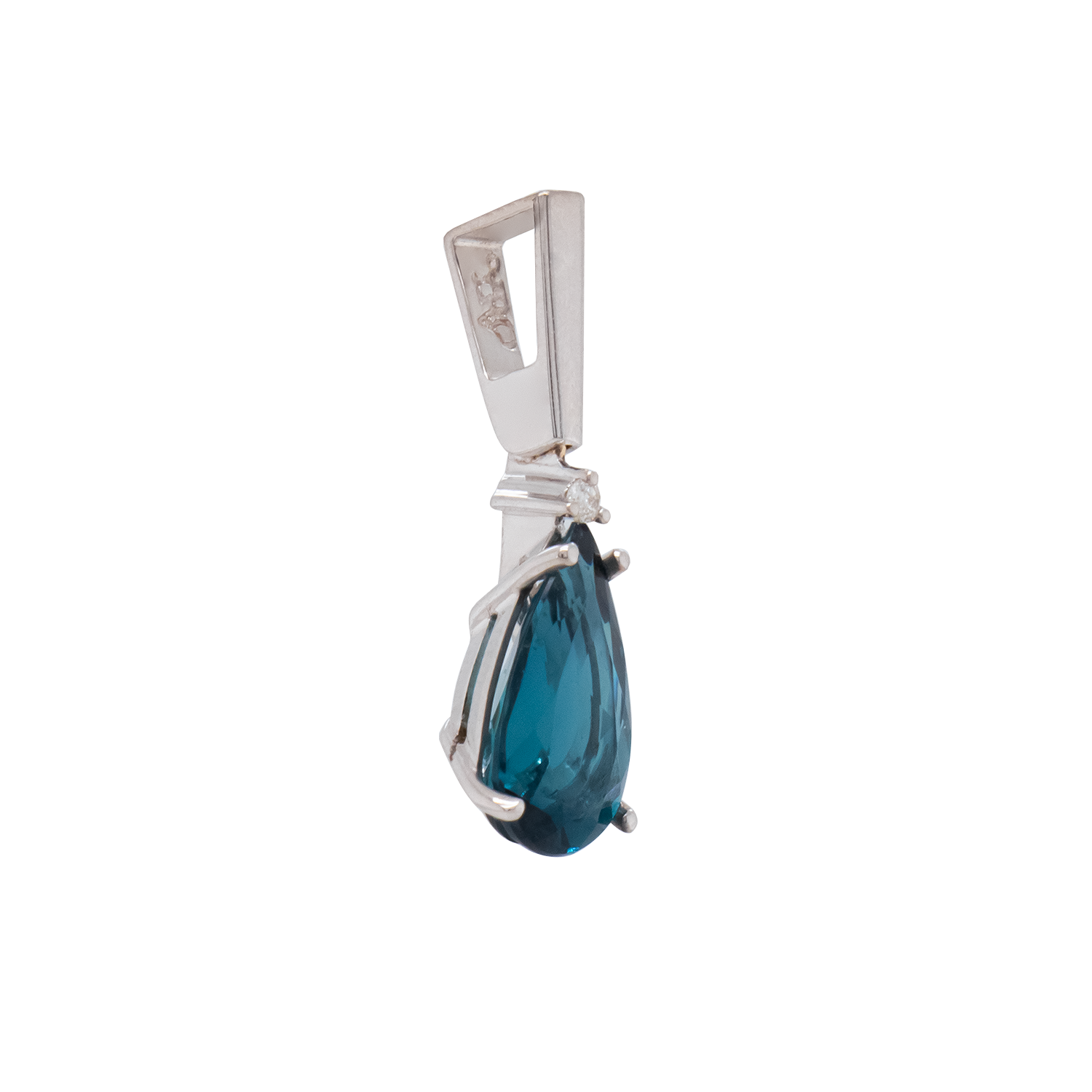Pingente de Turmalina e Ouro Branco 18k (P13764) | ArtOuro - ArtOuro ...