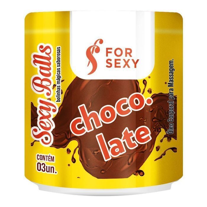 Bolinha Sexy Balls BeijÁvel Chocolate Forsexy Suzy Sex Shop Produtos Eróticos 3685