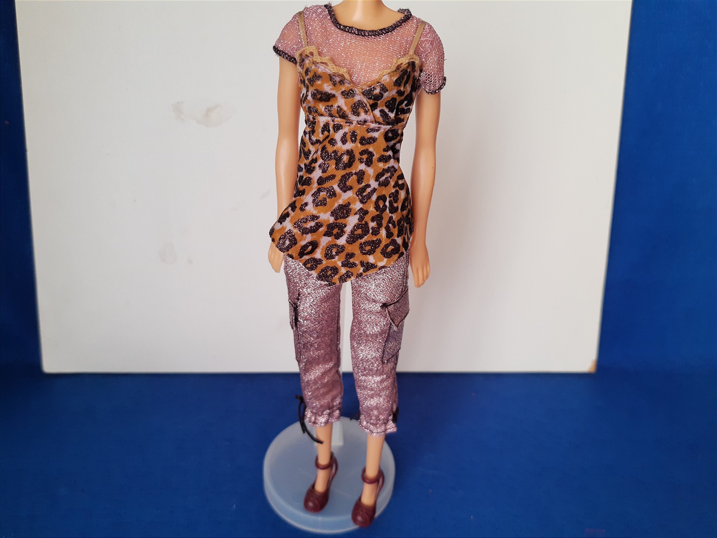 Conjunto de Roupas Barbie Estampa Animal Print - Mattel