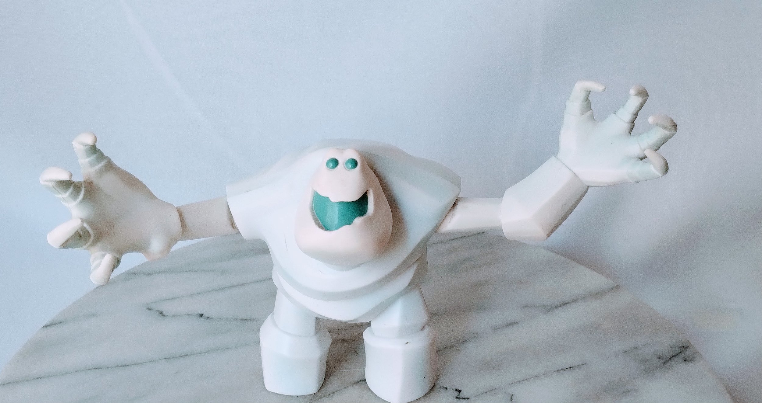 Figura de ação boneco Marshmallow desenho frozen Taffy Shop Brechó