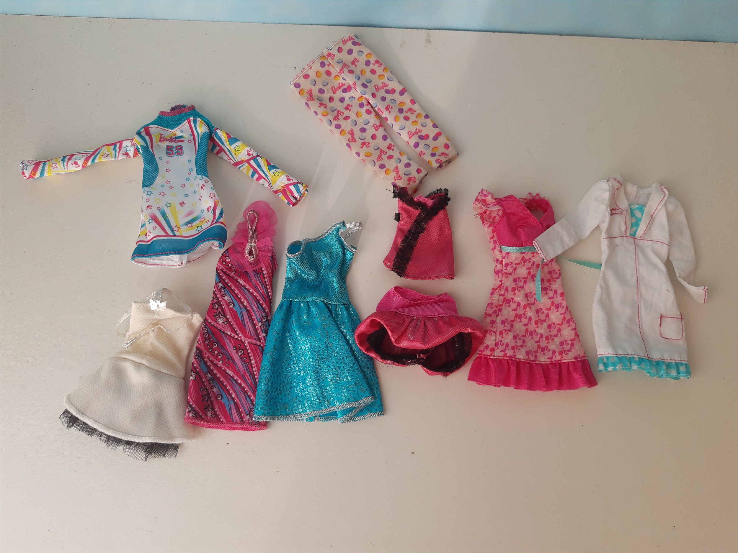 Compra online de Roupas de boneca para boneca barbie, lote de