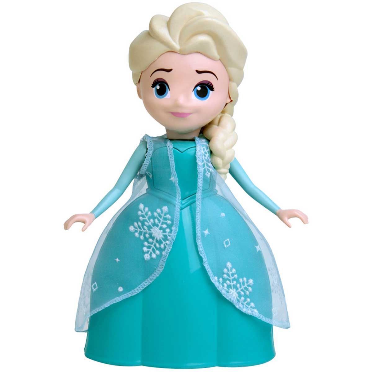 Boneca Frozen Elsa Patinação No Gelo Sunny Ice Skating Elsa