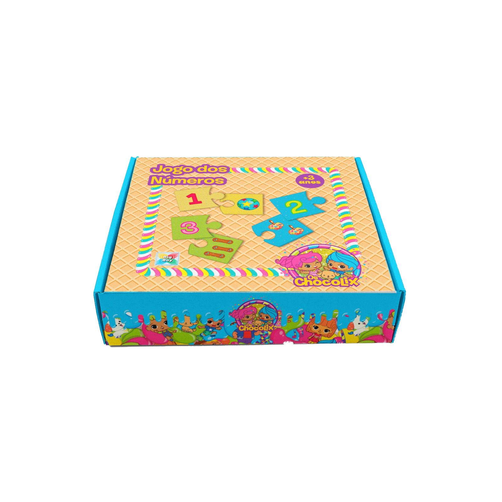 Jogo Infantil Big Box 4 Jogos Educativo Peças Grande Madeira