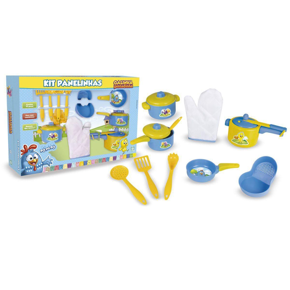 Brinquedo de Cozinha Galinha Pintadinha Jogo Panela Infantil - Bambinno -  Brinquedos Educativos e Materiais Pedagógicos
