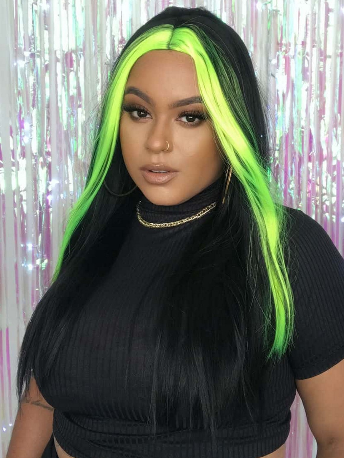 Peruca Wig Eudora Neon Mecha Verde 70cm - Kira Perucas - Loja de Lace  Fronts, Perucas e Acessórios