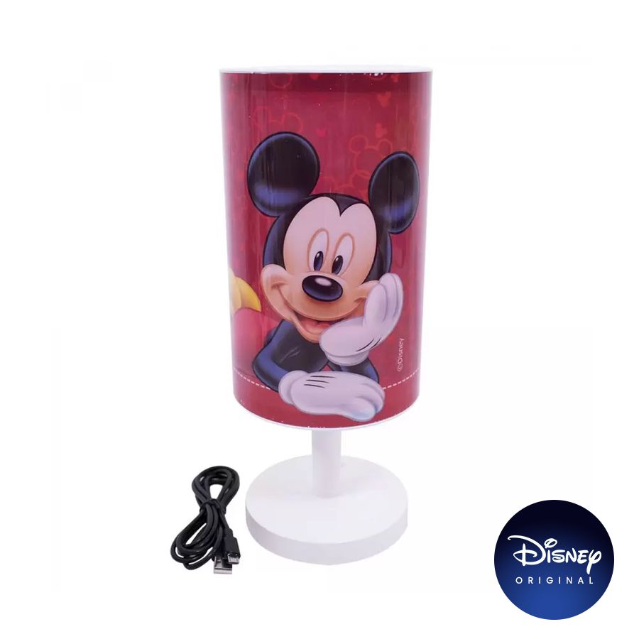 Luminária Abajur Mesa Mickey Mouse - Disney Original - 1 Un - Rizzo - Rizzo  Embalagens