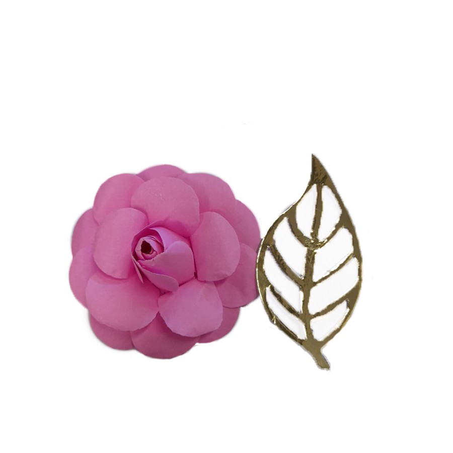 Topper de bolo de princesa rosa e laço, flor para decorações de