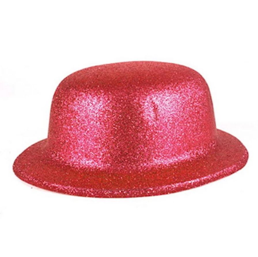 Adereço de Carnaval Chapéu Glitter Coquinho - Vermelho - Mod 6529 - 01  unidade - Rizzo - Rizzo Embalagens