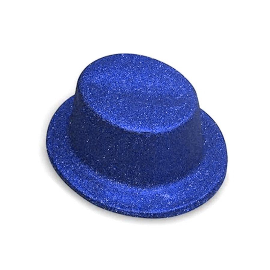 Adereço de Carnaval Chapéu Glitter - Azul - Mod 7006 - 01 unidade - Rizzo -  Rizzo Embalagens