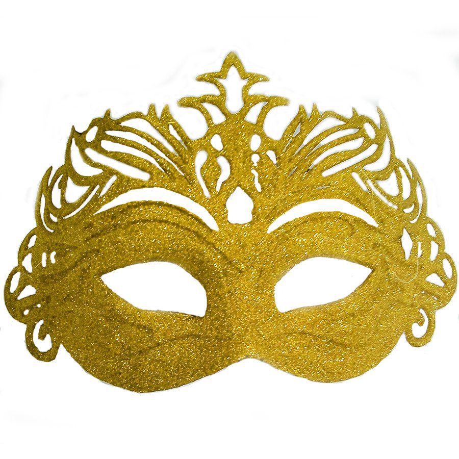 Adereço de Carnaval Chapéu Glitter Coquinho - Amarelo - Mod 6529 - 01  unidade - Rizzo - Rizzo Embalagens
