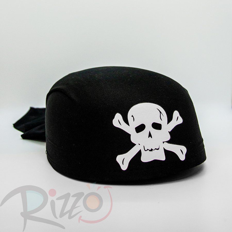 Chapéu Casco Pirata - Caveira Tradicional - 01 unidade - Rizzo - Rizzo  Embalagens