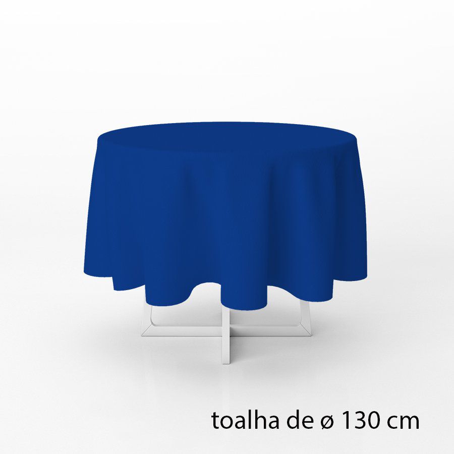 Toalha de Mesa Redonda em TNT - 130 cm diâmetro - Azul Escuro - 1 unidade -  Best Fest - Rizzo - Rizzo Embalagens